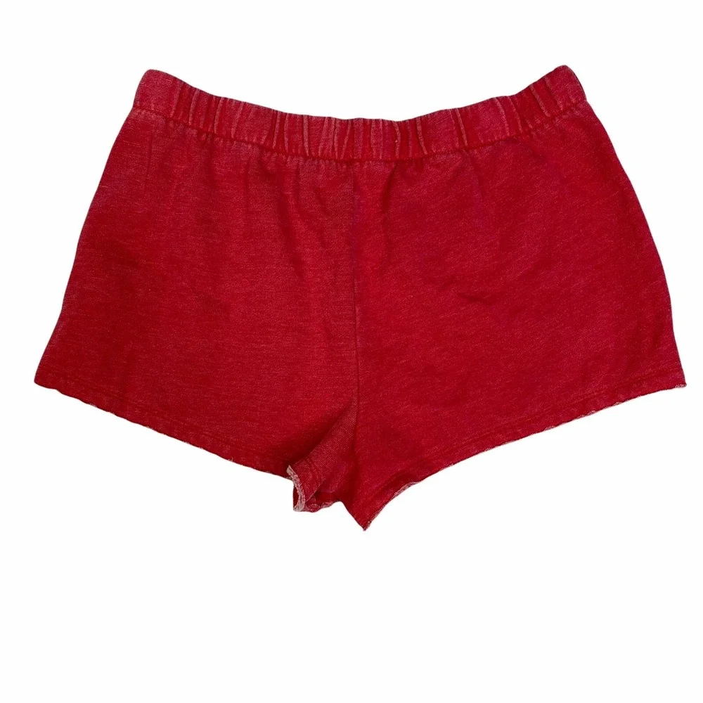 Colsie Womens‎ Red Comfort Solid Pockets Pull On Lounge Shorts Size Large